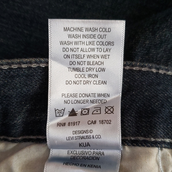 Levi's 550 Relaxed fit jeans size 16R - Picture 5 of 5